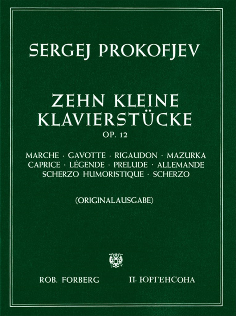 10 Kleine Klavierstücke Opus 12